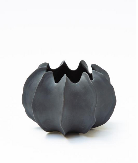 Vase Vaya noir